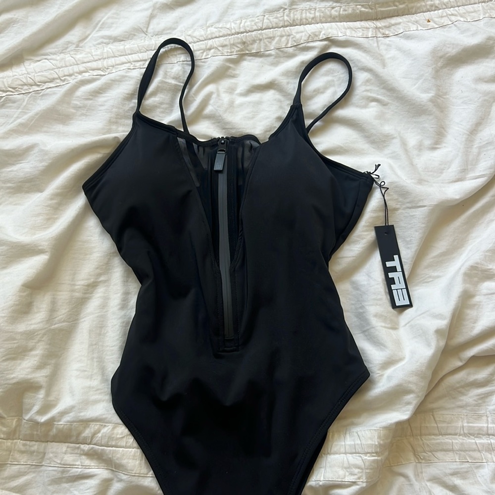 Perfect Condition TA3Swim zippy swimsuit/bodysuit